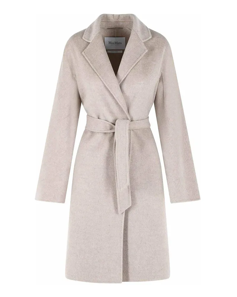 Max Mara Knielanger Mantel - Beige Beige