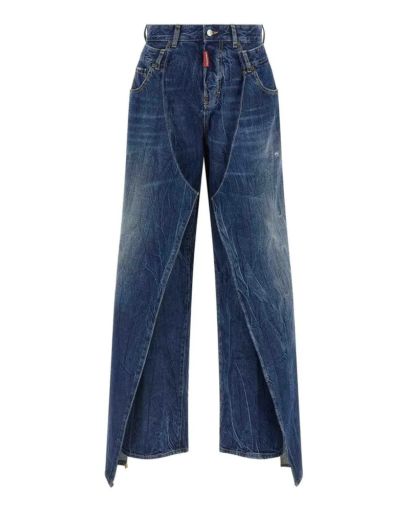 Dsquared2 Straight Leg Jeans - Blau Blau