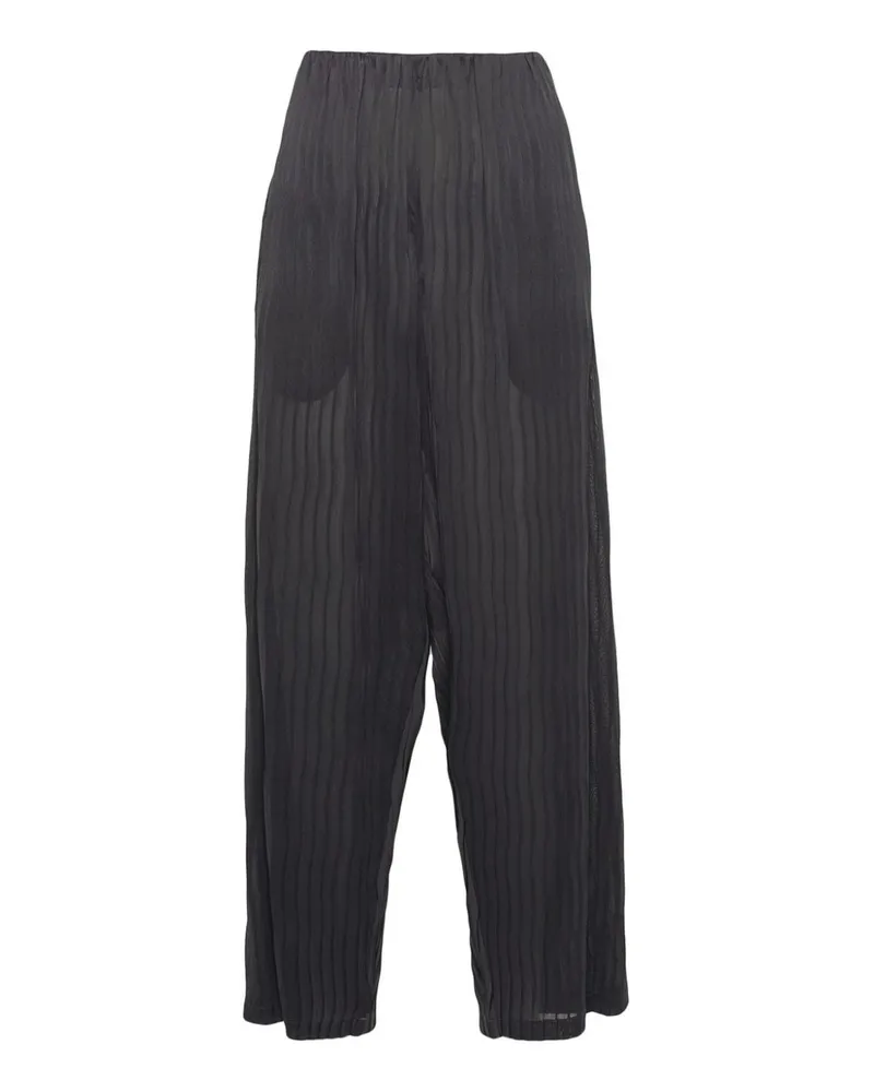 Giorgio Armani Casual Hose - Schwarz Schwarz