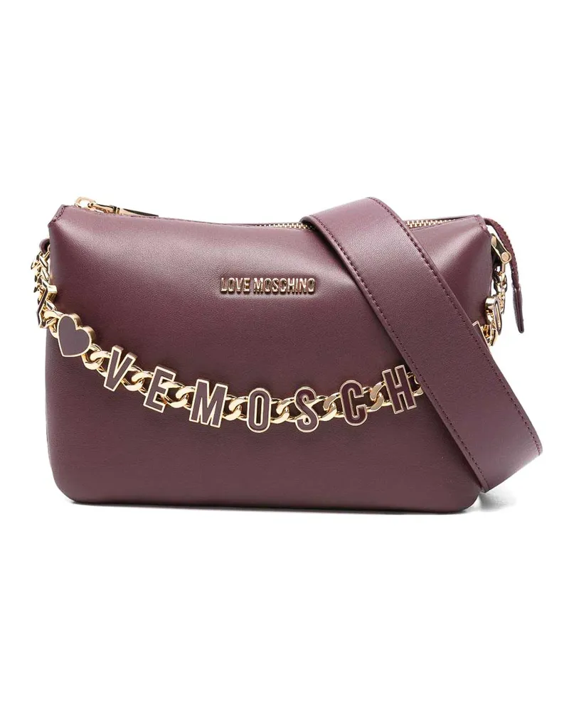 Moschino Umhängetasche - Dunkelrot Dunkelrot
