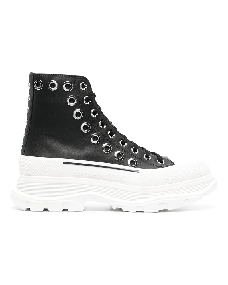 Alexander McQueen Stiefeletten - Schwarz Schwarz