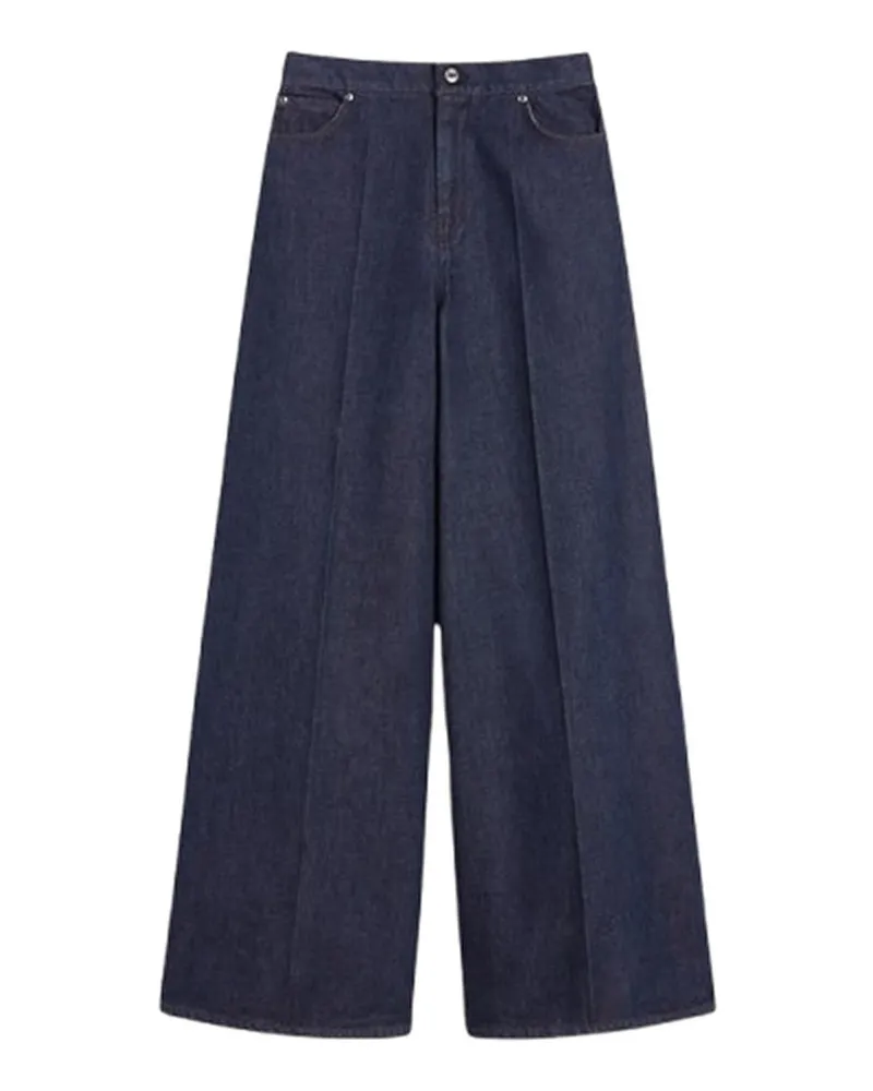 Max Mara Straight Leg Jeans - Blau Blau