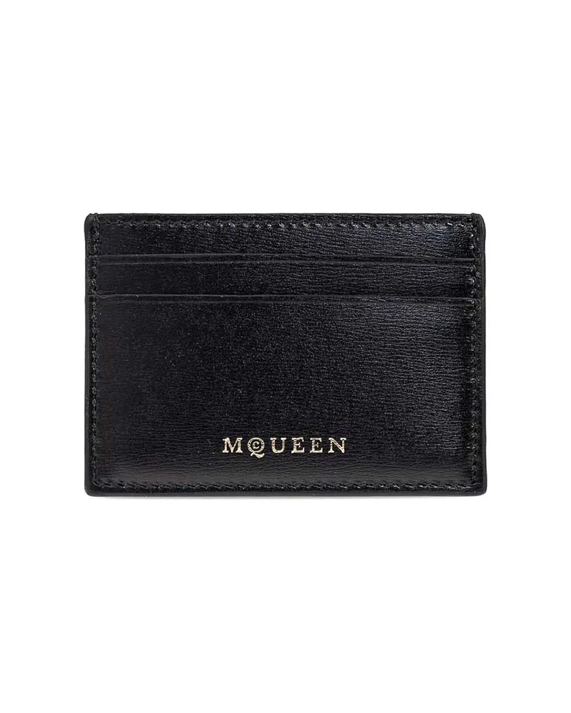 Alexander McQueen Portemonnaie - Schwarz Schwarz