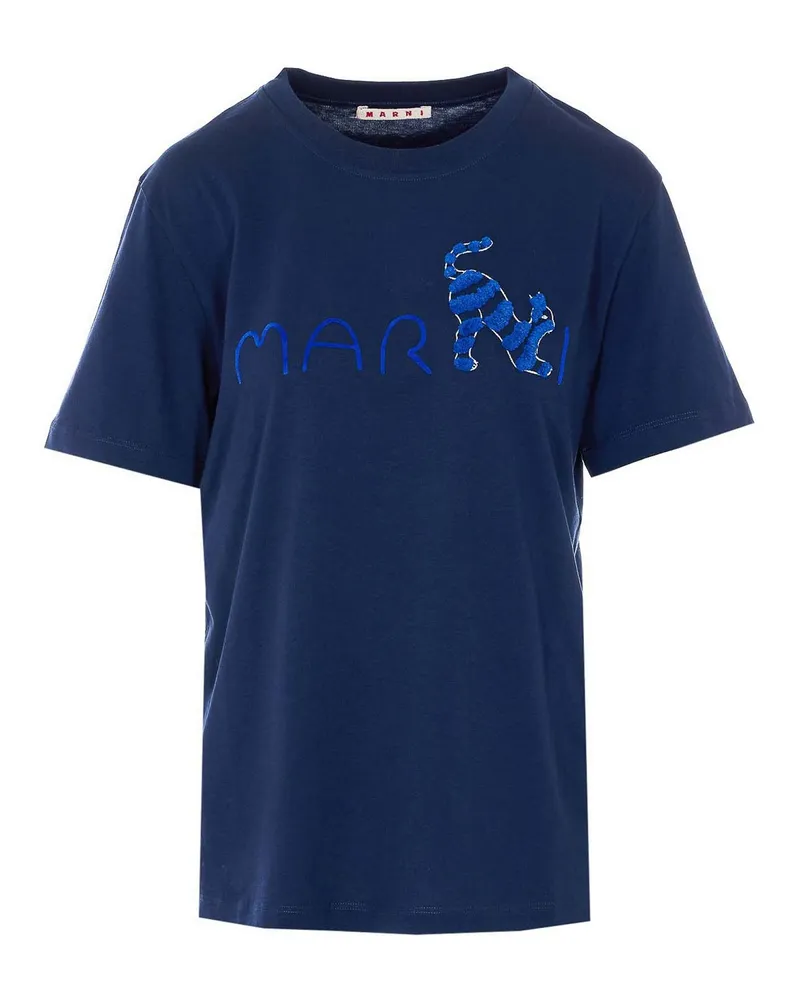 Marni T-Shirt - Blau Blau