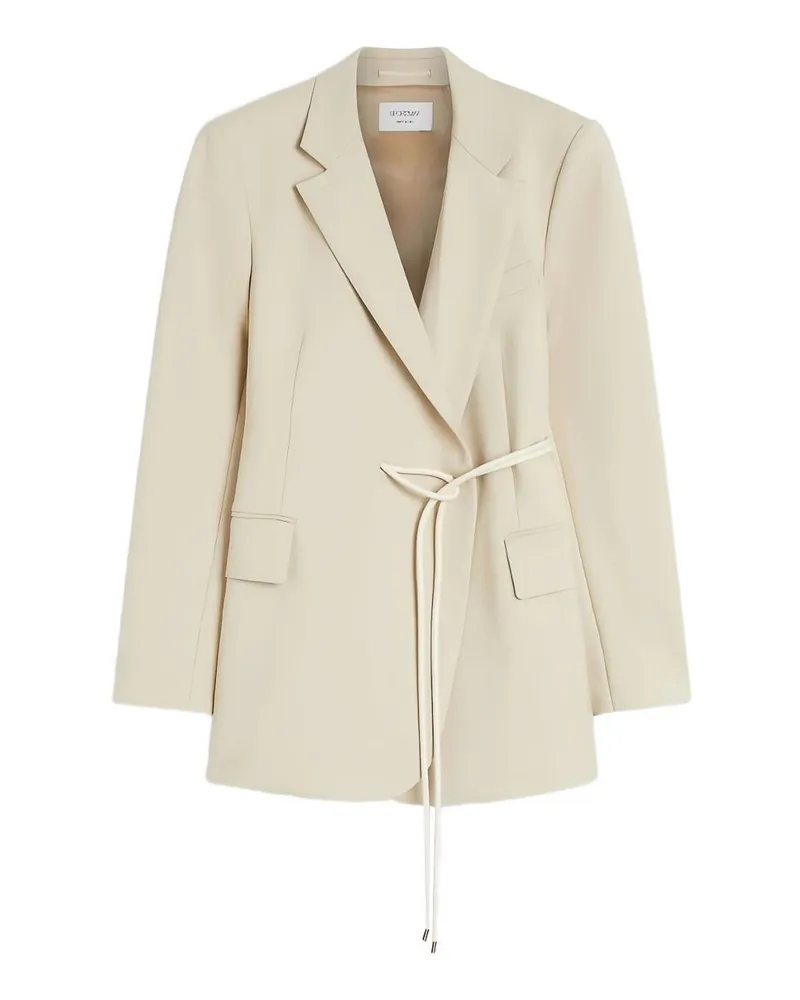 SPORTMAX Kurzer Mantel - Weiß Weiß