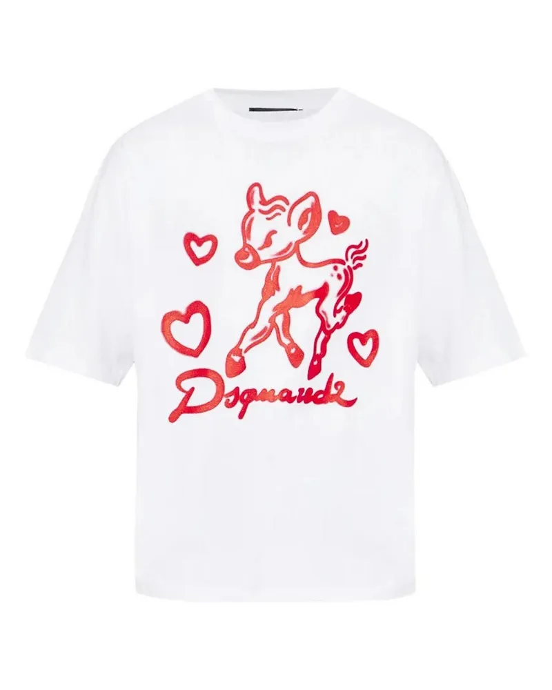 Dsquared2 T-Shirt - Weiß Weiß