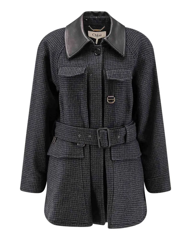 Chloé Trenchcoat - Schwarz Schwarz