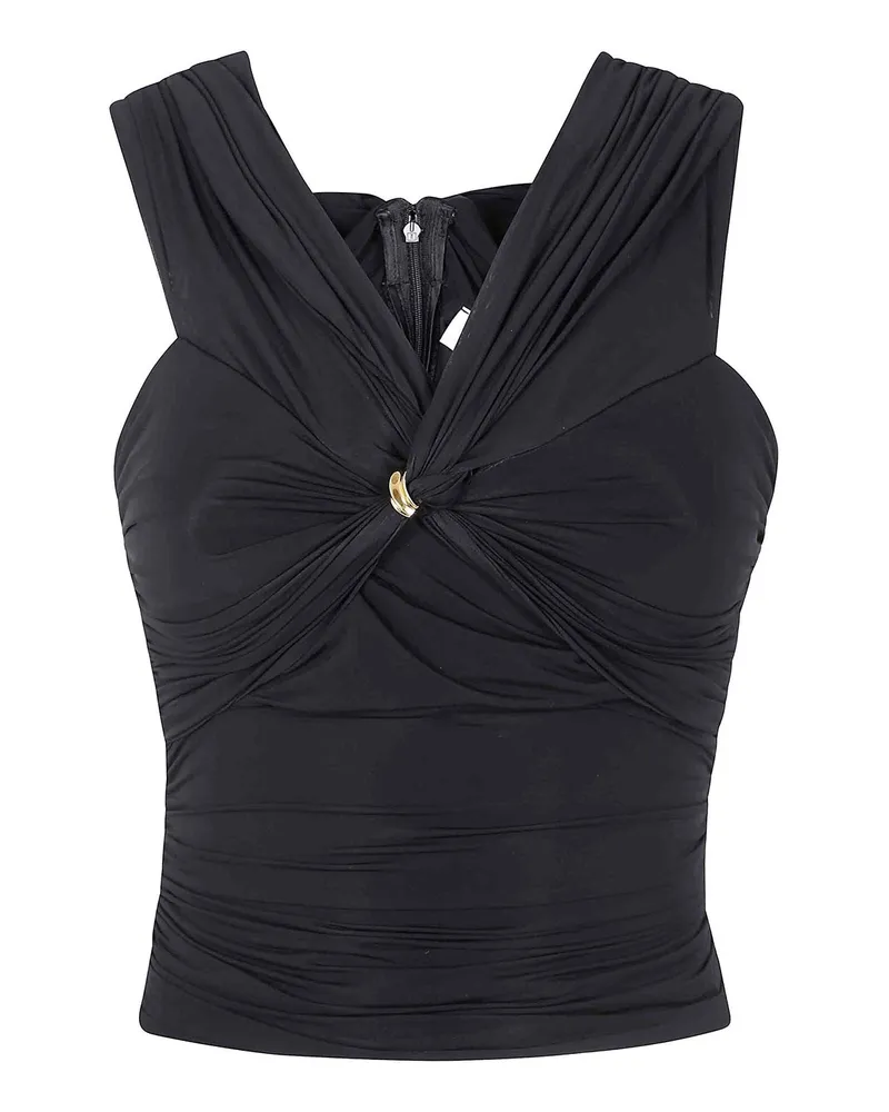 Elisabetta Franchi Top - Schwarz Schwarz