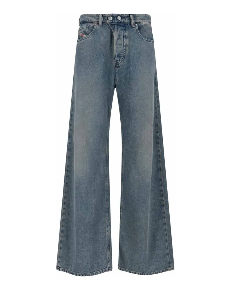 Diesel Straight Leg Jeans - Blau Blau