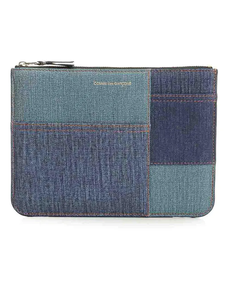 Comme des Garçons Ledermantel - Blau Blau