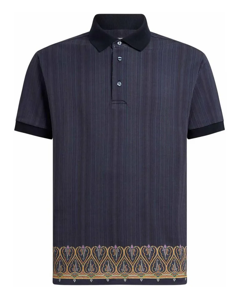 Etro Poloshirt - Blau Blau
