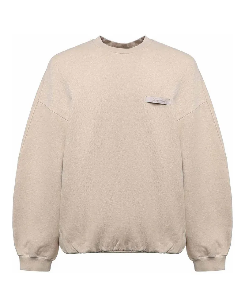 Jacquemus Sweatshirt - Hellbeige Hellbeige