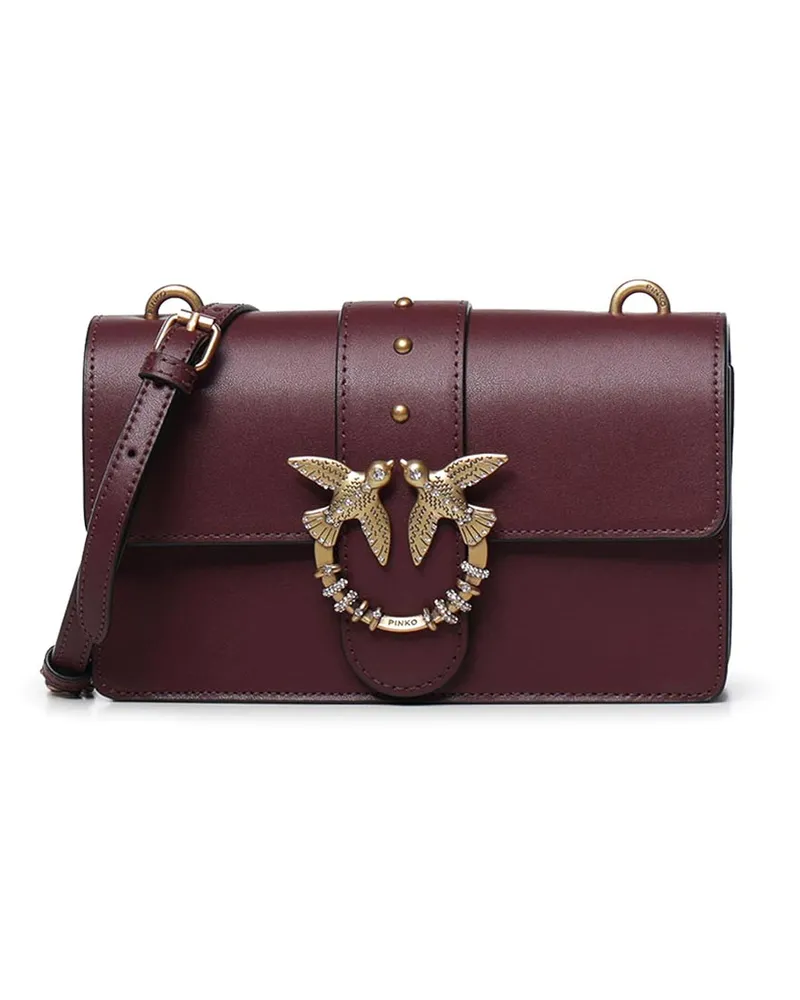 Pinko Schultertasche - Bordeaux Bordeaux