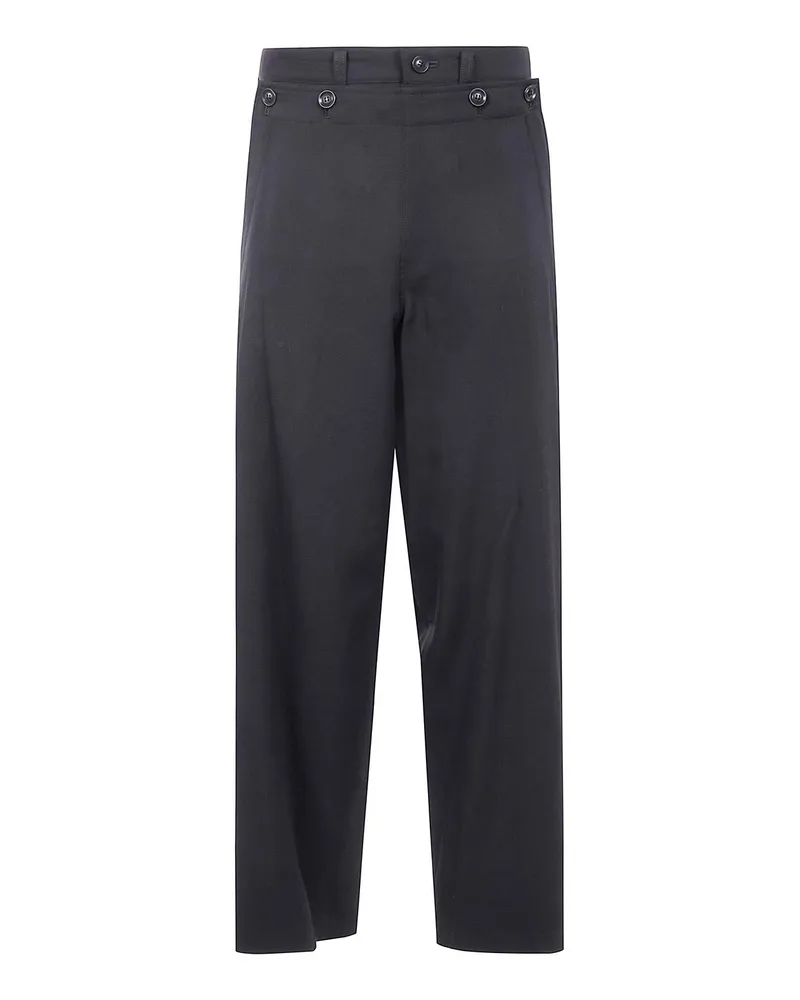 Yohji Yamamoto Casual Hose - Schwarz Schwarz