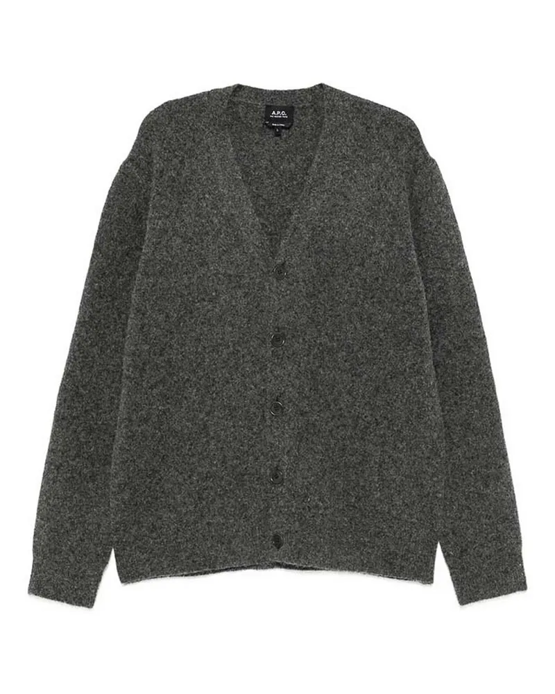 A.P.C. A. P.C. Rundhalspullover - Grau Grau