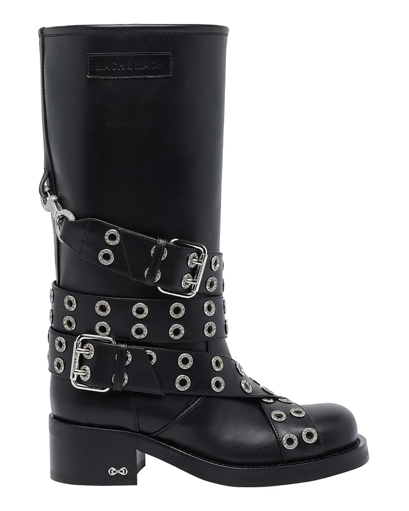 Mach & Mach Stiefel - Schwarz Schwarz