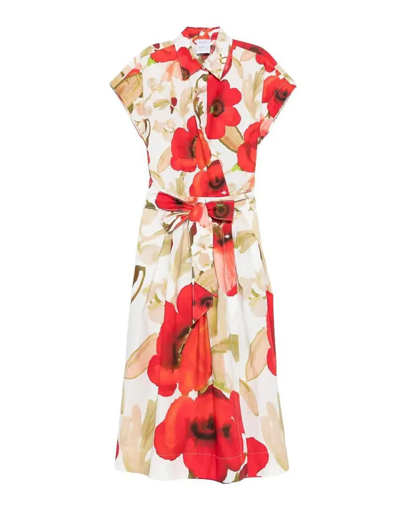 Sara Roka Knielanges Kleid - Bunt Bunt