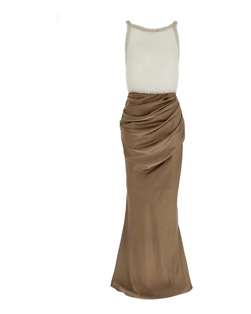 Elisabetta Franchi Knielanges Kleid - Bunt Bunt