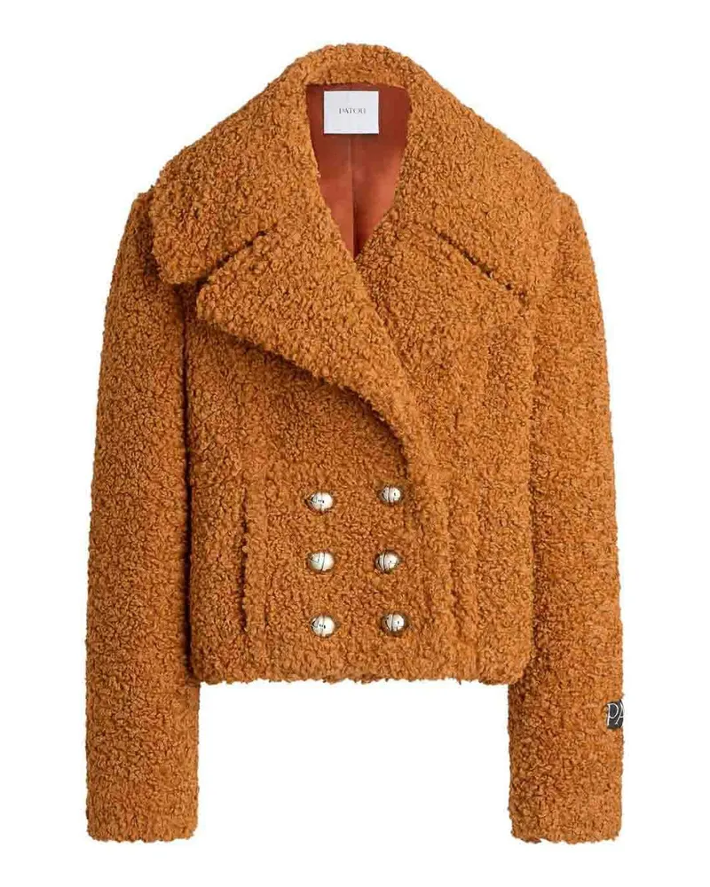 Patou Knielanger Mantel - Orange Orange