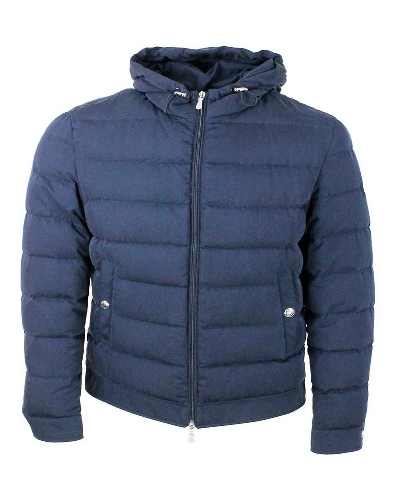 Eleventy Daunenjacke - Blau Blau