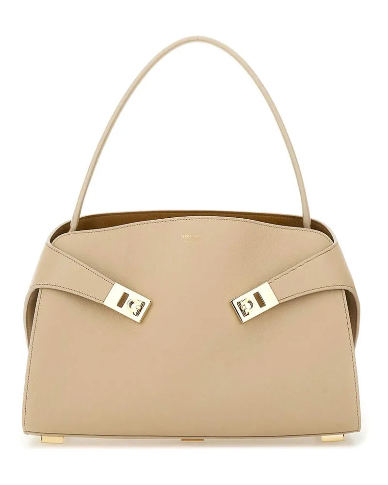 Ferragamo Schultertasche - Grau Grau