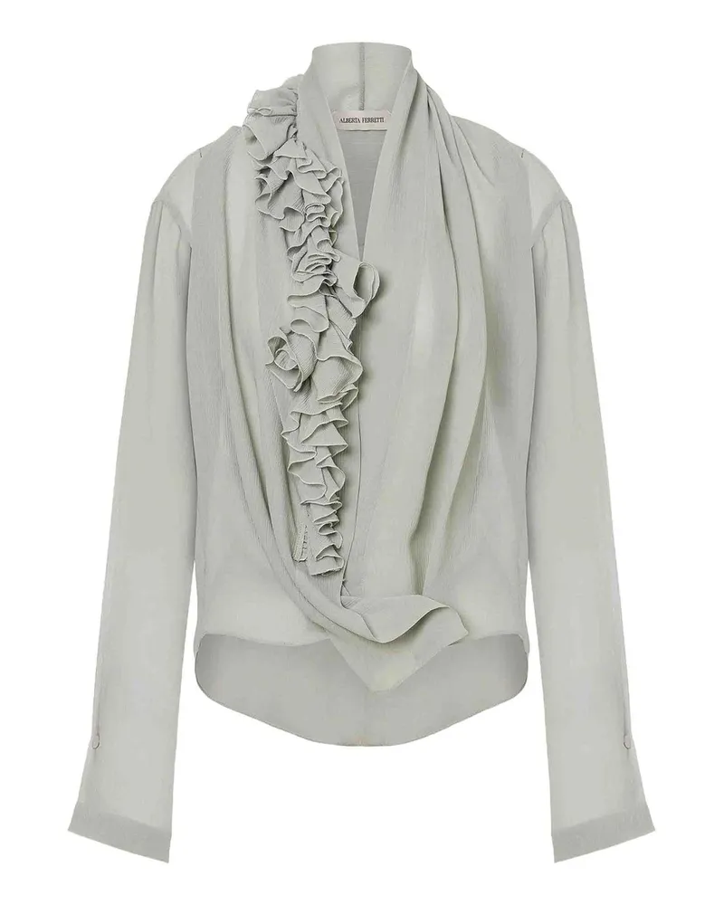Alberta Ferretti Hemd - Hellgrau Hellgrau