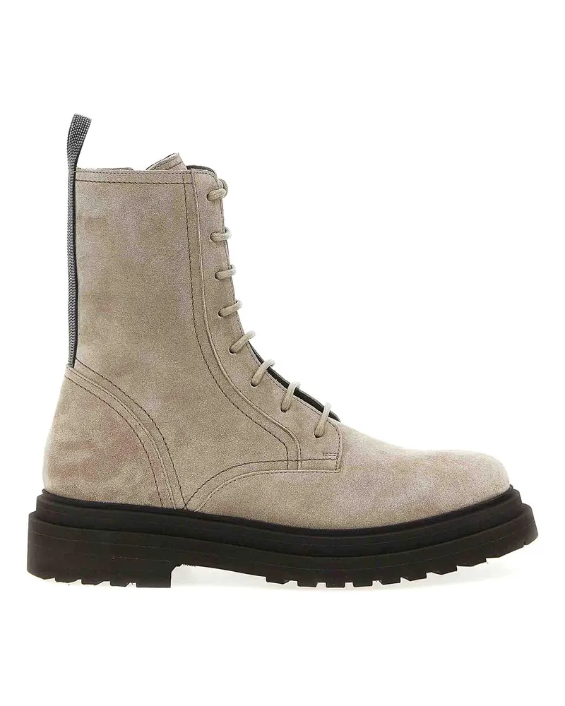 Brunello Cucinelli Stiefel - Grau Grau