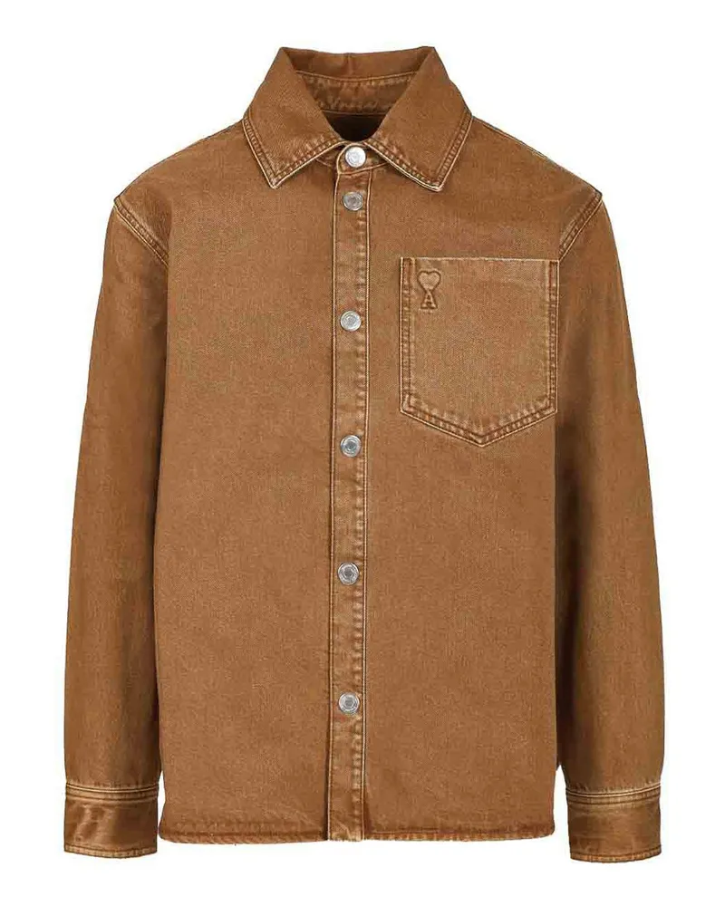 AMI Paris Hemd - Braun Braun