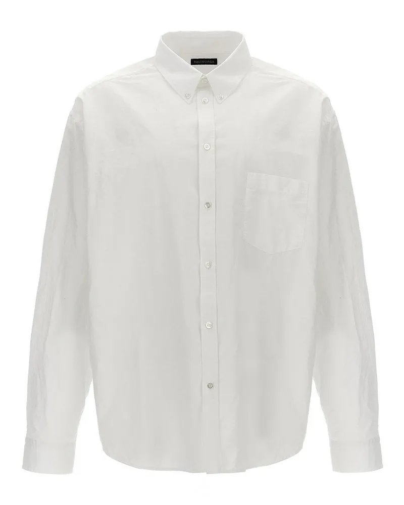 Balenciaga Hemd - Weiß Weiß
