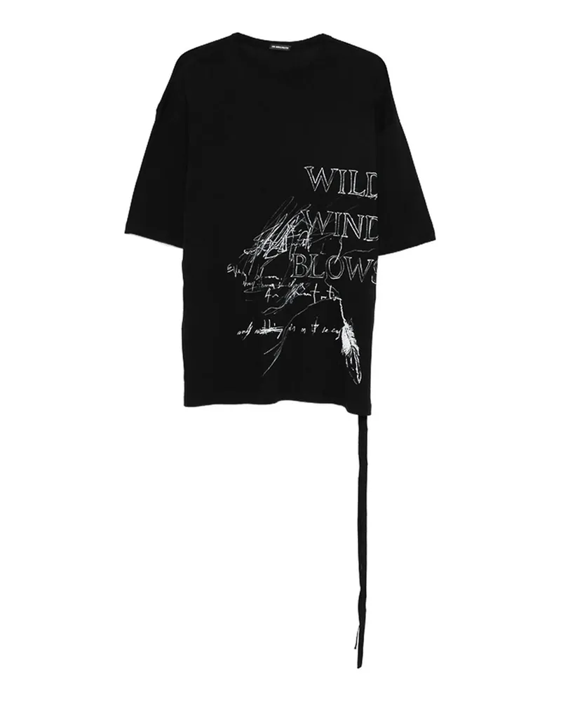 Ann Demeulemeester T-Shirt - Schwarz Schwarz
