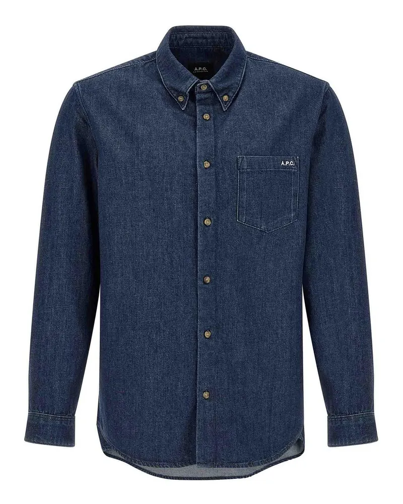 A.P.C. A. P.C. Hemd - Blau Blau