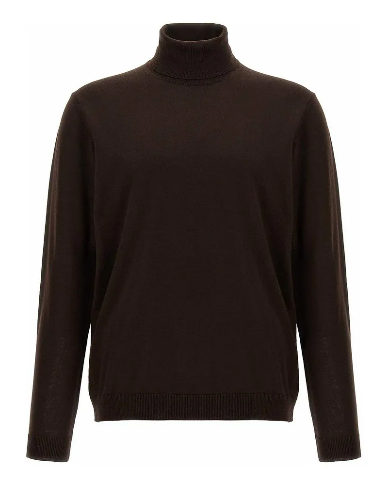 Roberto Collina Rollkragenpullover - Braun Braun