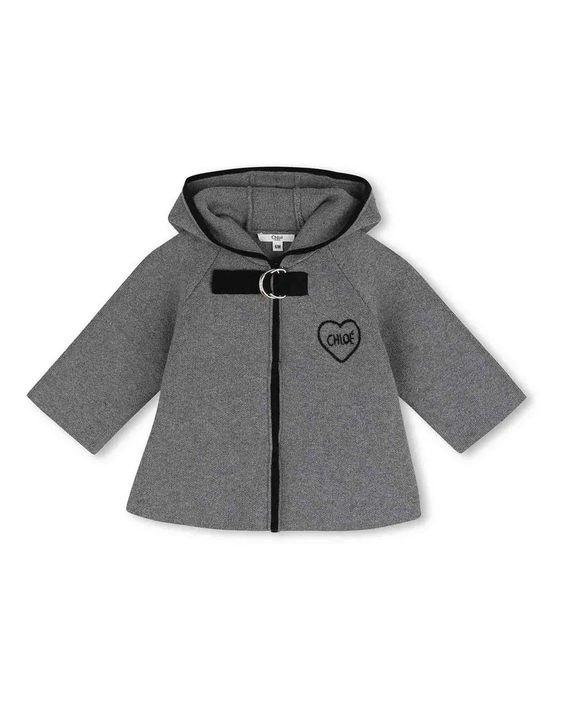 Chloé Knielanger Mantel - Grau Grau