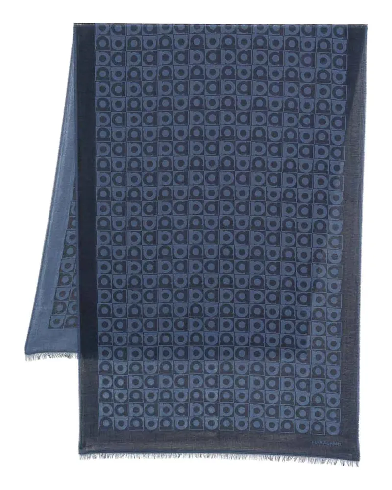 Ferragamo Schal - Blau Blau