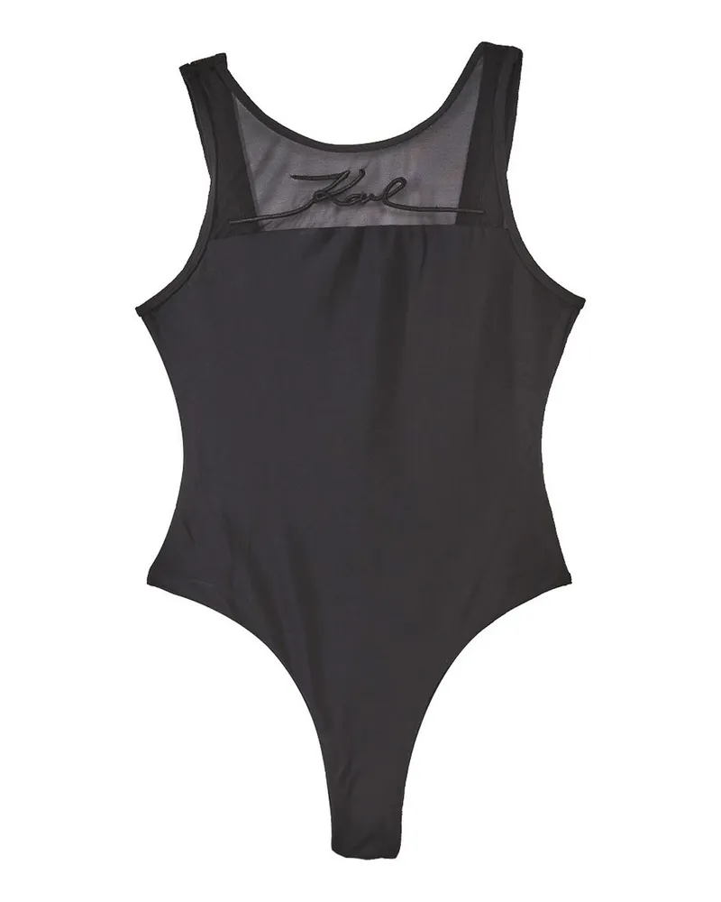 Karl Lagerfeld Badeanzug - Schwarz Schwarz