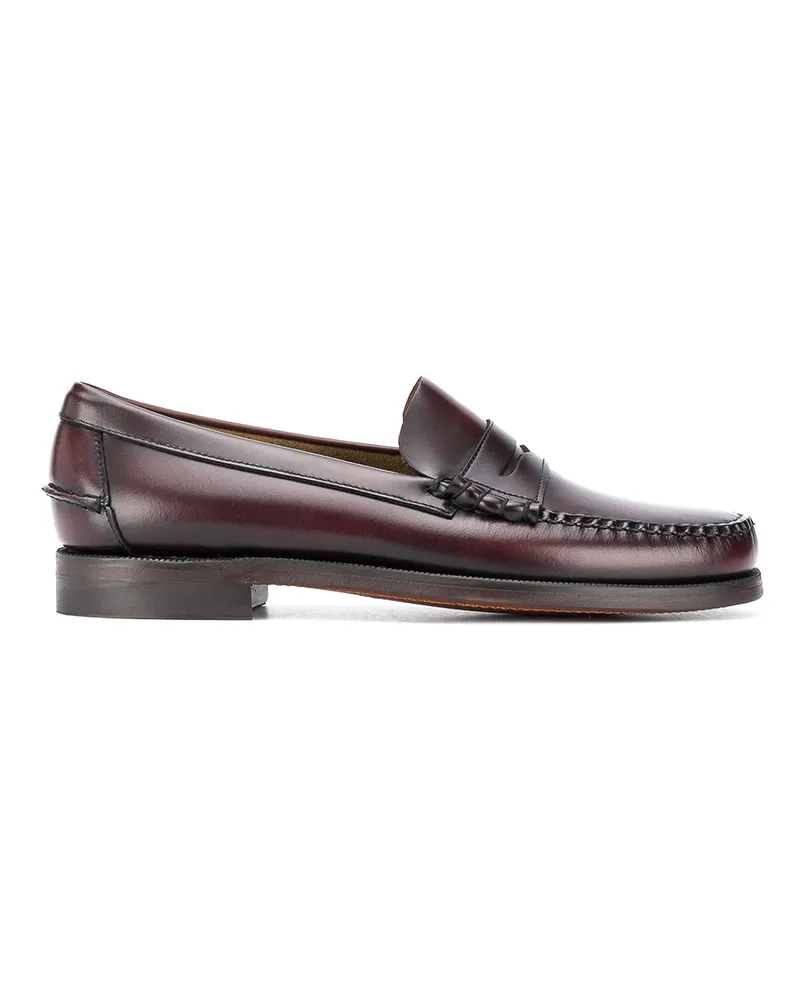 Sebago Mokassins - Dunkelrot Dunkelrot