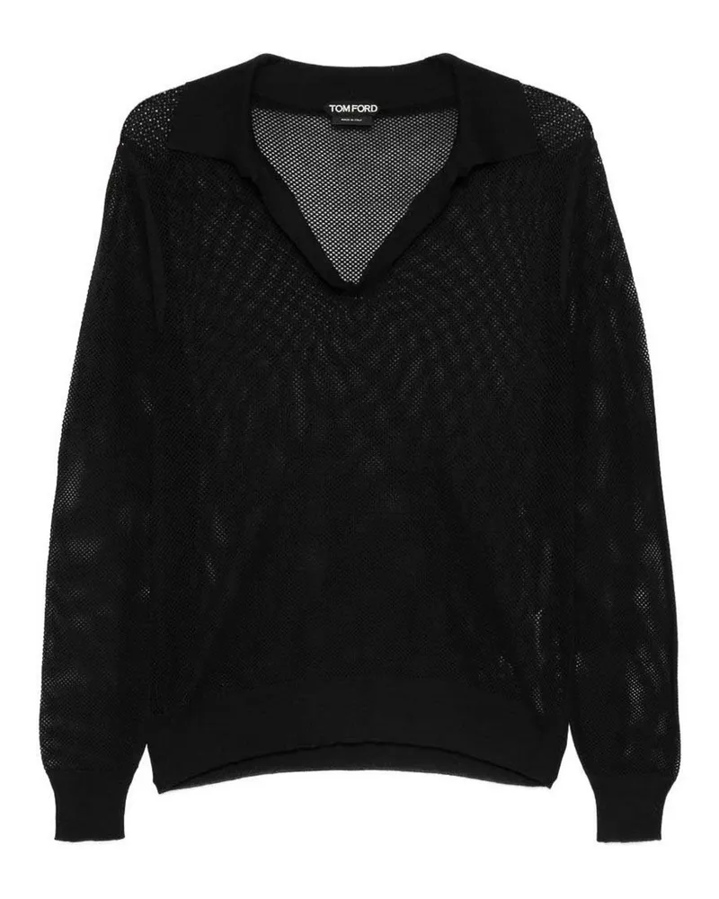 Tom Ford Poloshirt - Schwarz Schwarz
