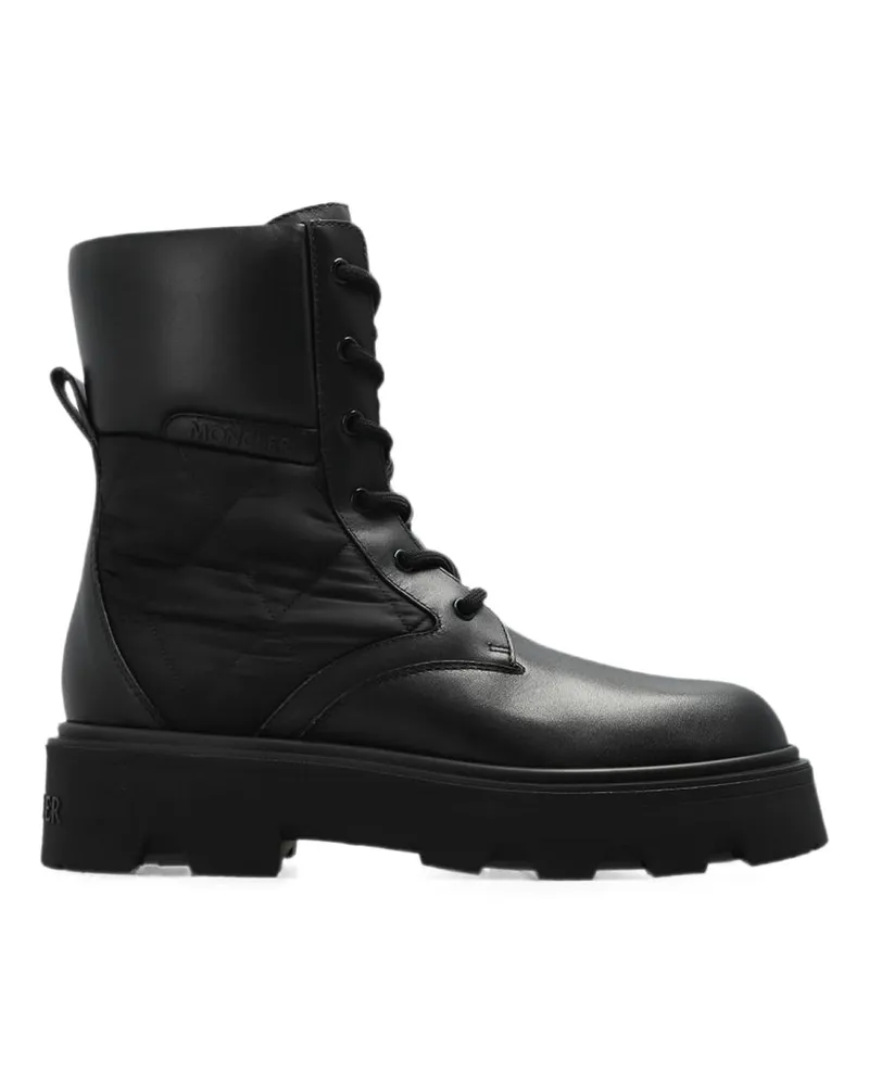Moncler Stiefeletten - Schwarz Schwarz