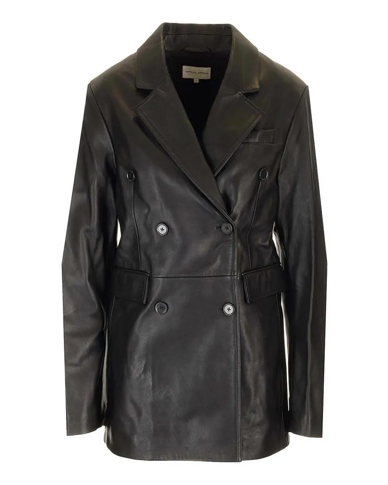 Loulou Studio Casualjacke - Schwarz Schwarz