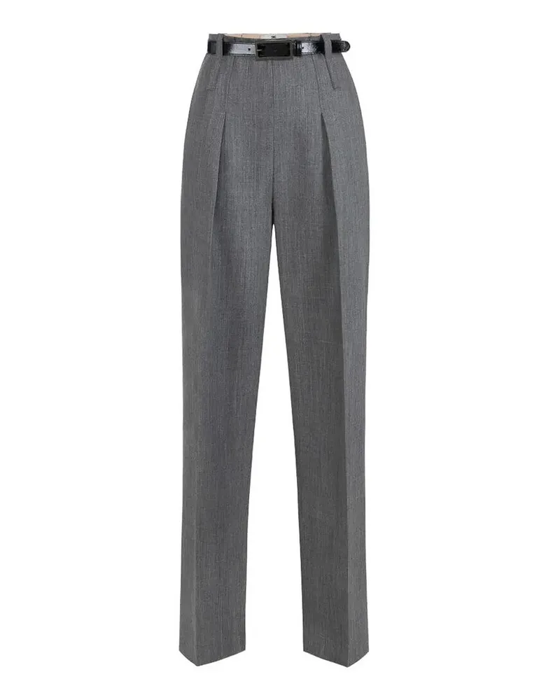 Elisabetta Franchi Casual Hose - Grau Grau