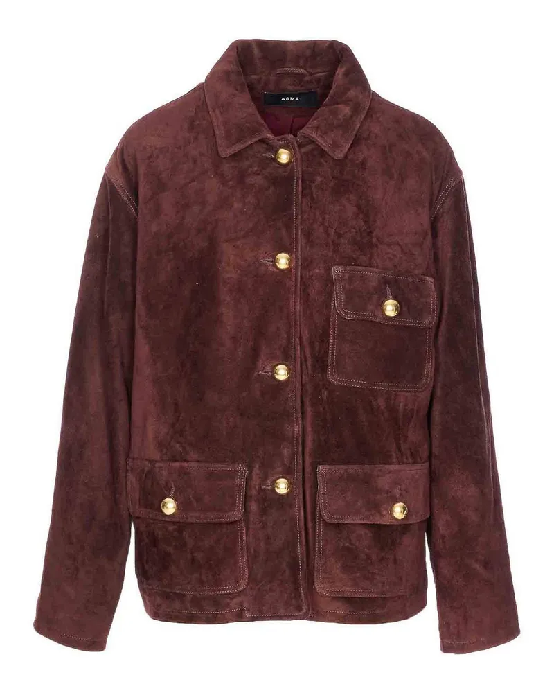 Arma Lederjacke - Rot Rot
