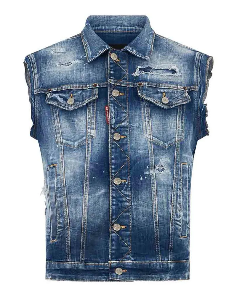 Dsquared2 Weste - Blau Blau