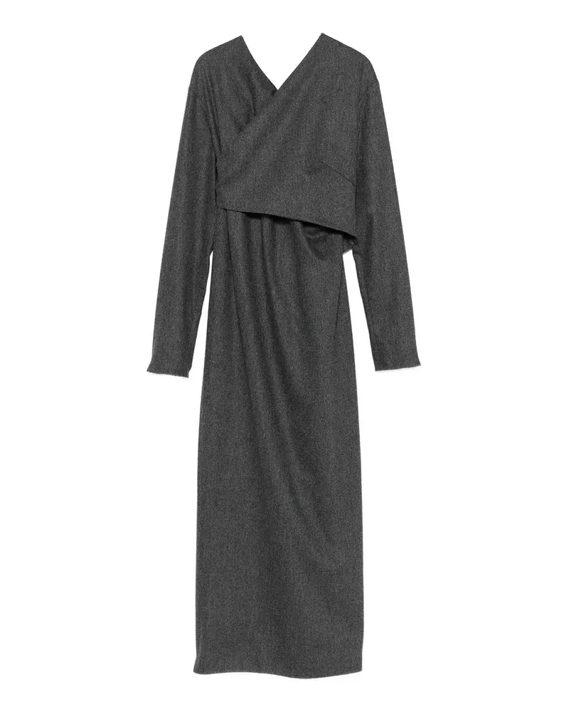 KHAITE Knielanges Kleid - Grau Grau