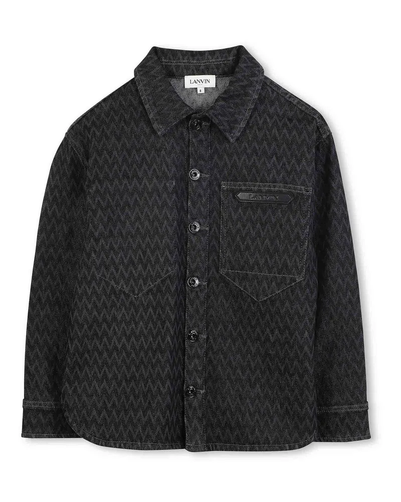 Lanvin Hemd - Schwarz Schwarz