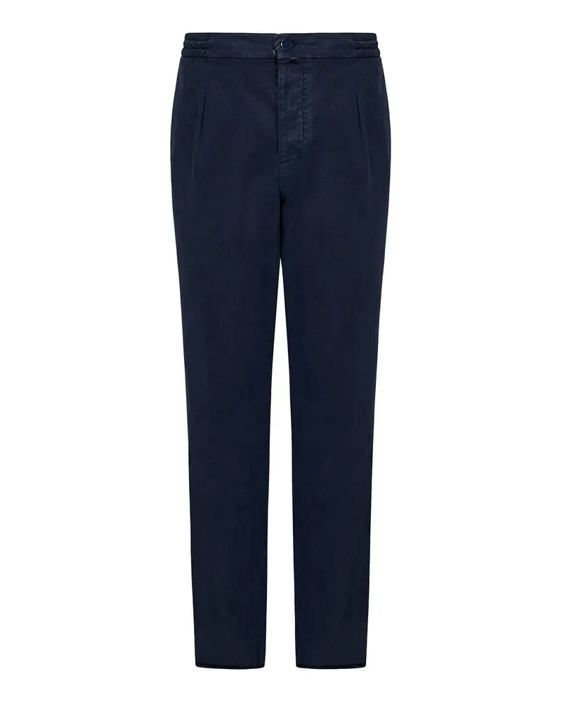 Kiton Casual Hose - Blau Blau