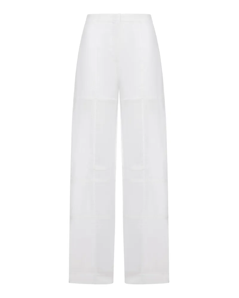 Jil Sander Casual Hose - Weiß Weiß