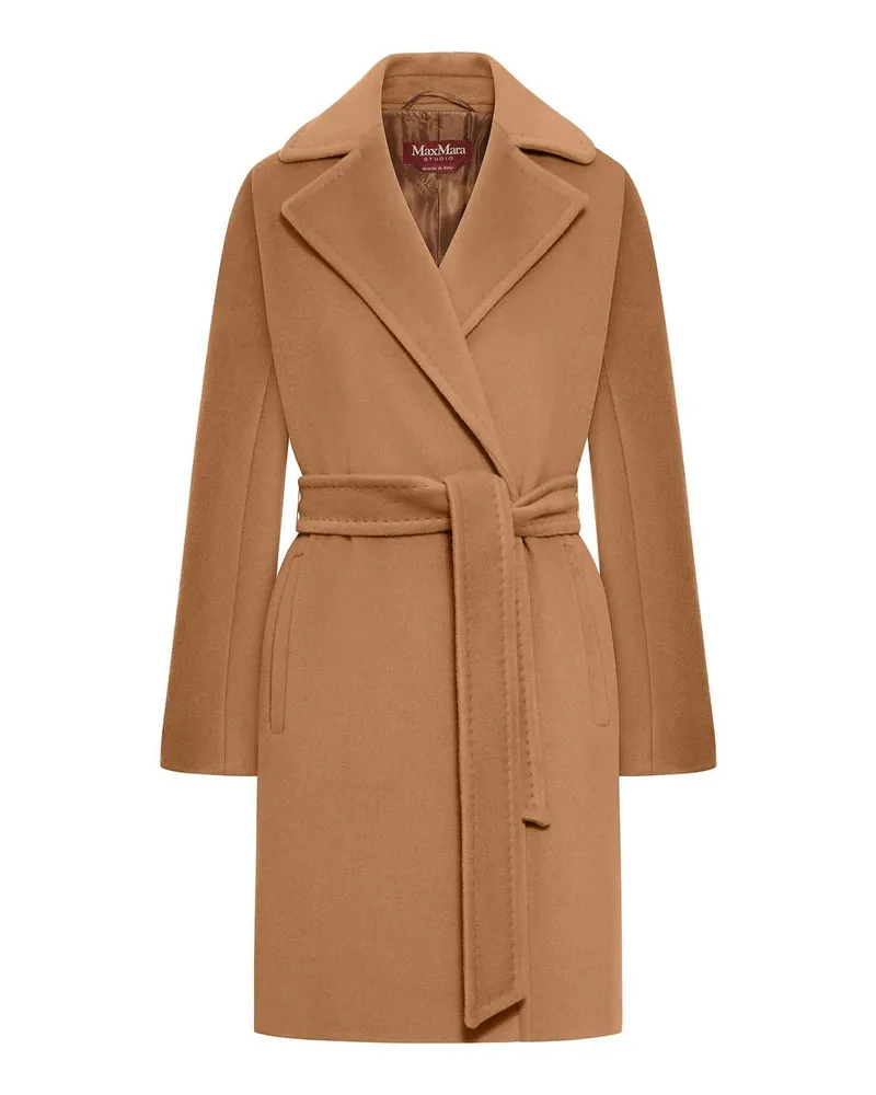 Max Mara Kurzer Mantel - Nude Nude