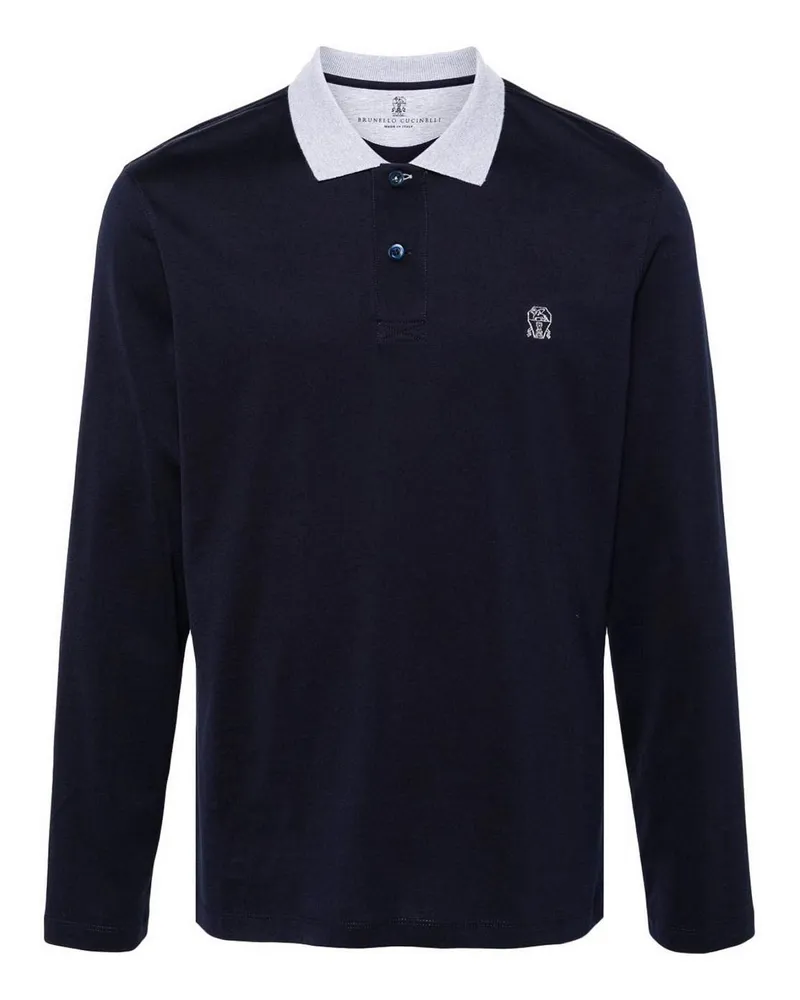 Brunello Cucinelli Poloshirt - Blau Blau
