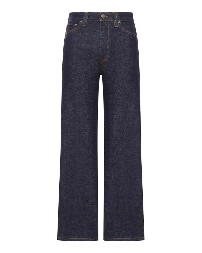 KHAITE Straight Leg Jeans - Blau Blau