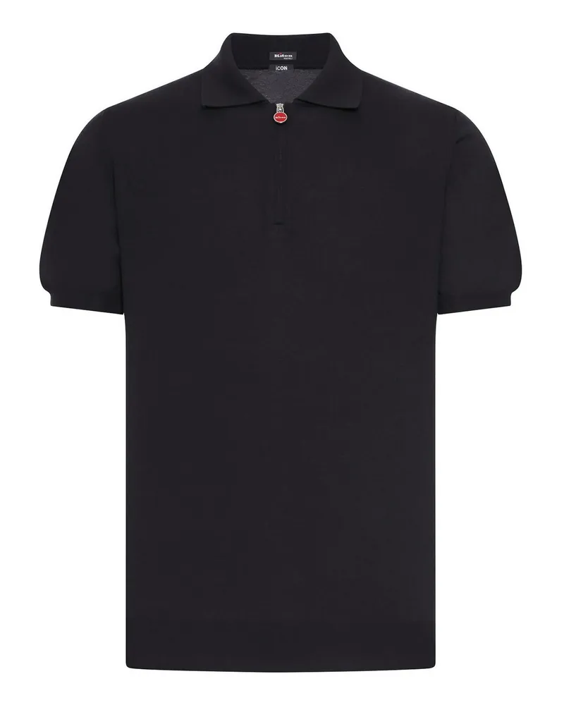 Kiton Poloshirt - Schwarz Schwarz